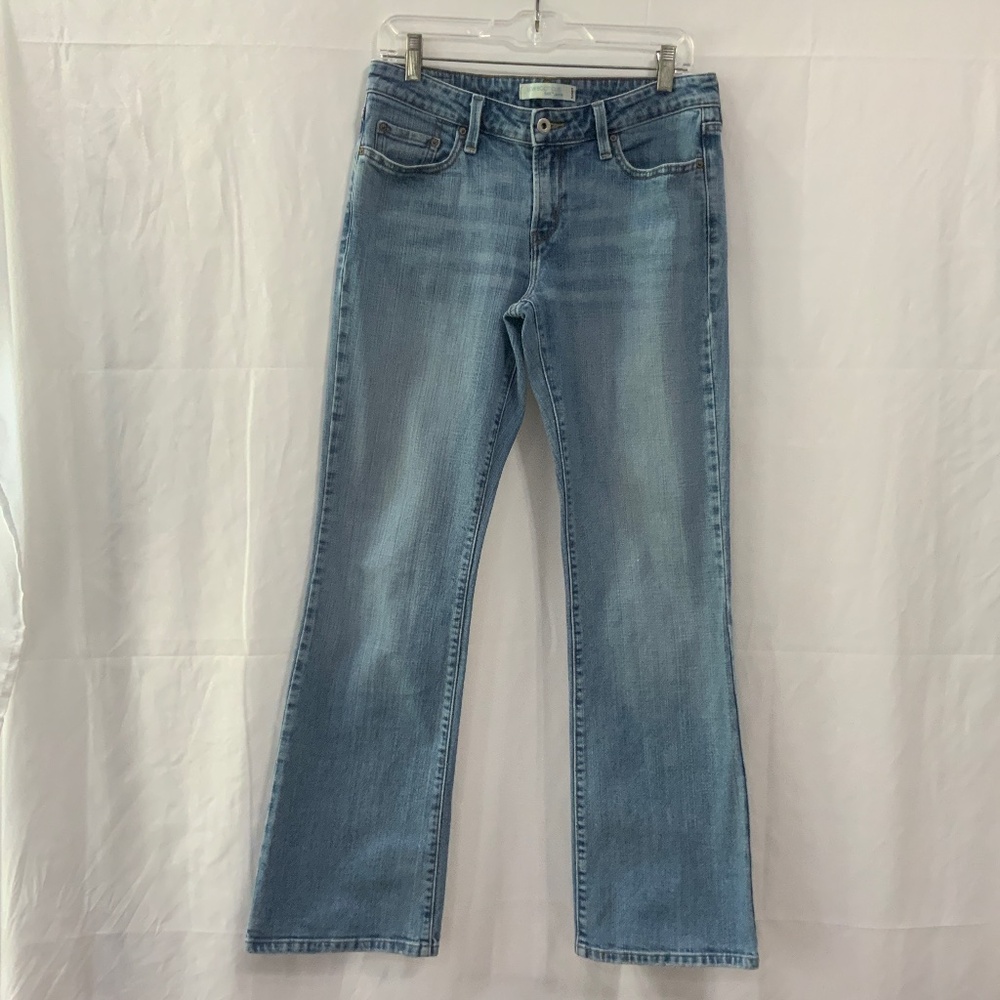 Levi's Low Boot Cut 545 Blue Jeans Women's 8 Med cotton blend pre-owned great